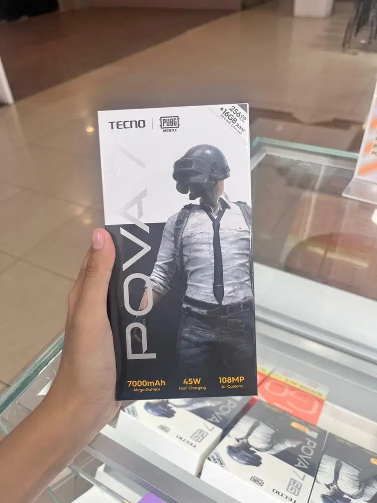 Tecno PoVa 7 batrai awet dan prosesor kencang