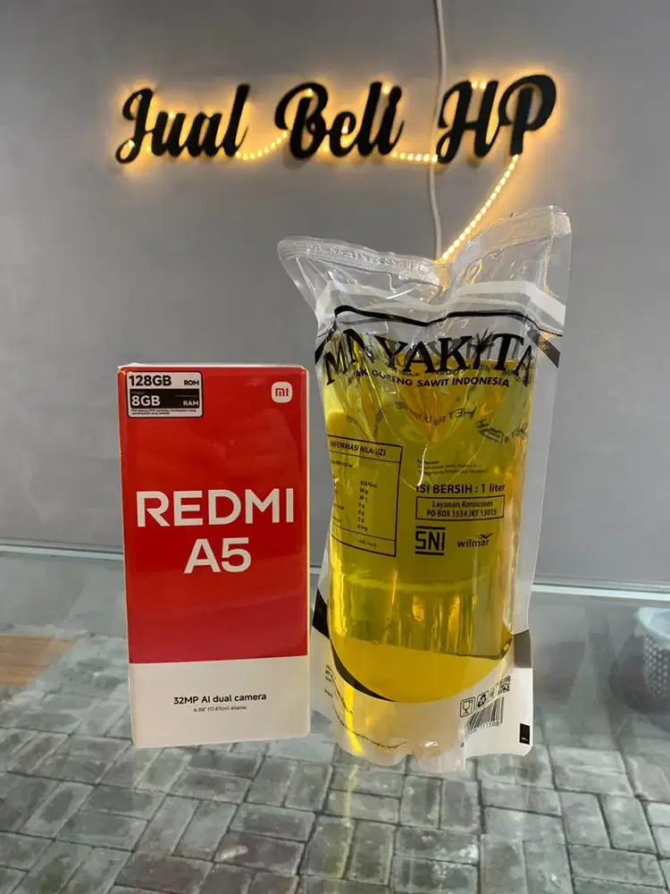 Redmi A5 8/128 Kondisi New/Baru Garansi resmi bisa tukar tambah