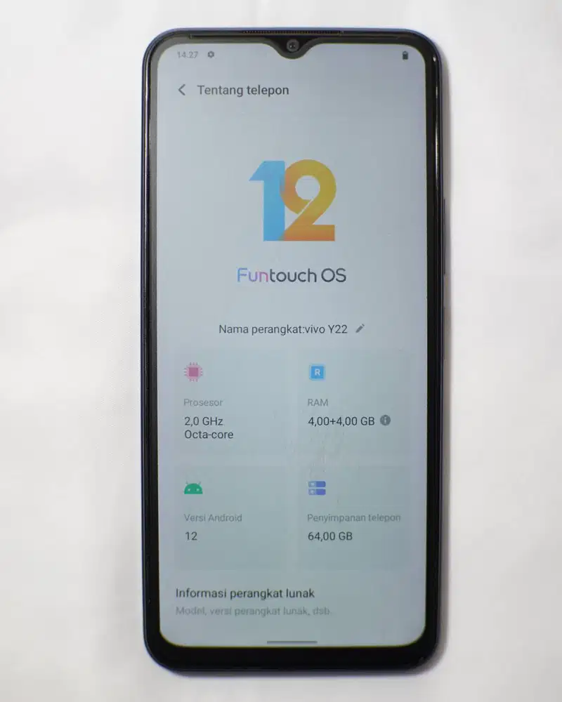 VIVO Y22 4/64 MULUS DIJAMIN MURAH