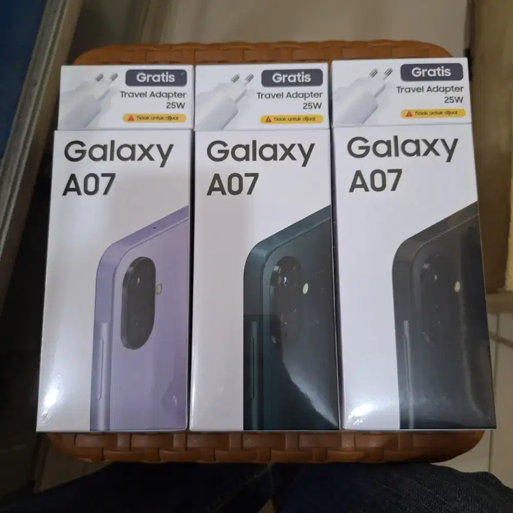 Samsung A07 ram 4+4/64gb New Garwnsi resmi 1 tahun