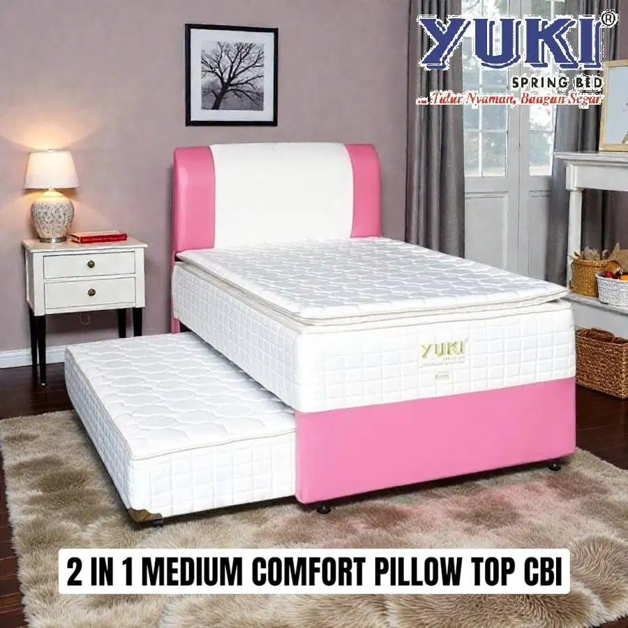 Promo Spring Bed 2 in 1 Medium Comfort CBI 120 x 200