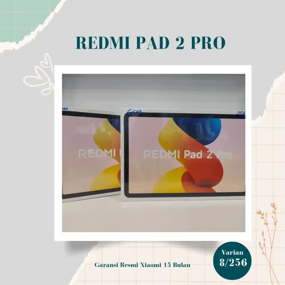 Redmi Pad 2 Pro Garansi Resmi 15 Bulan.