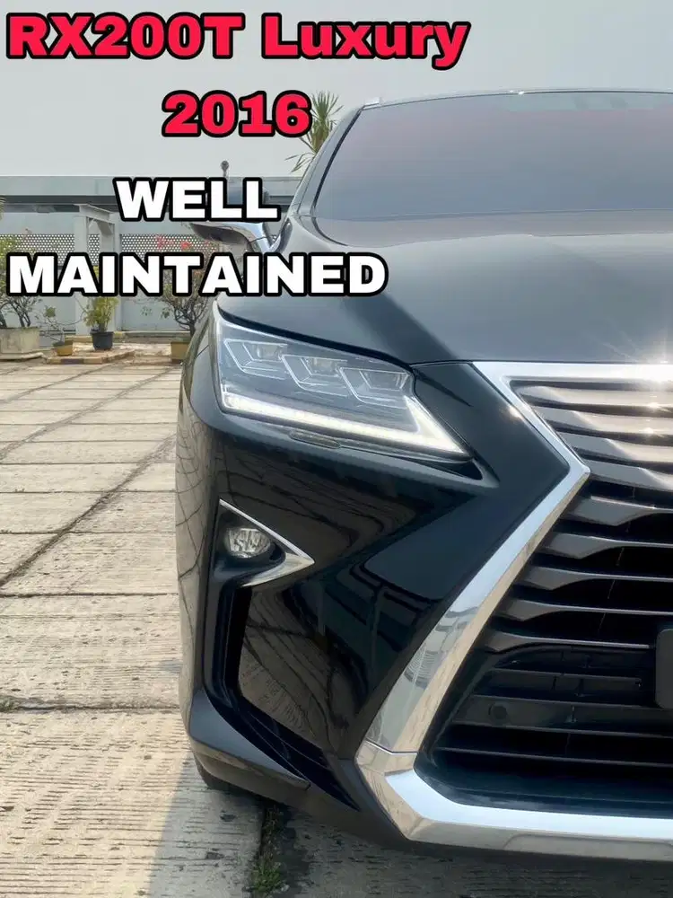 Lexus RX200 RX200t RX200 t Luxury Lux 2016