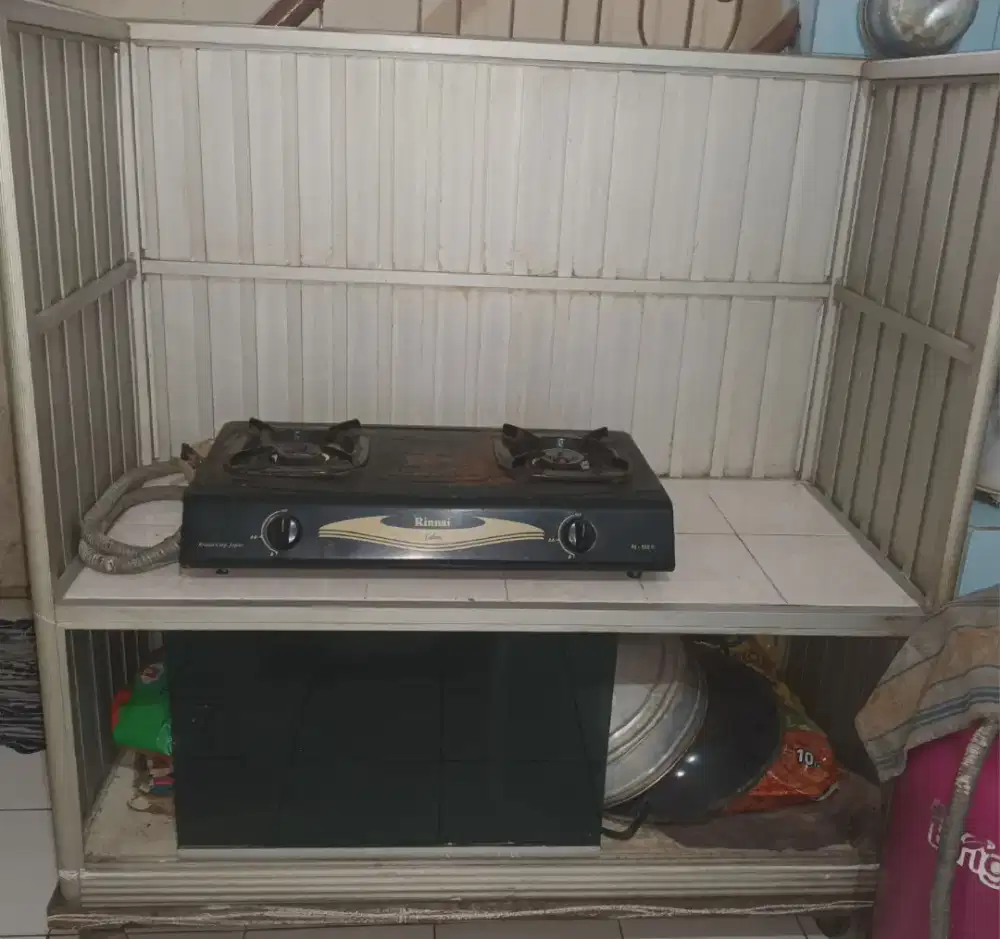 Meja kompor dan kompor gas