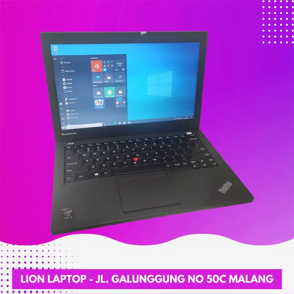 RAM 8GB SSD 256GB Core i5 Murah Lenovo Thinkpad X240 [09|12]