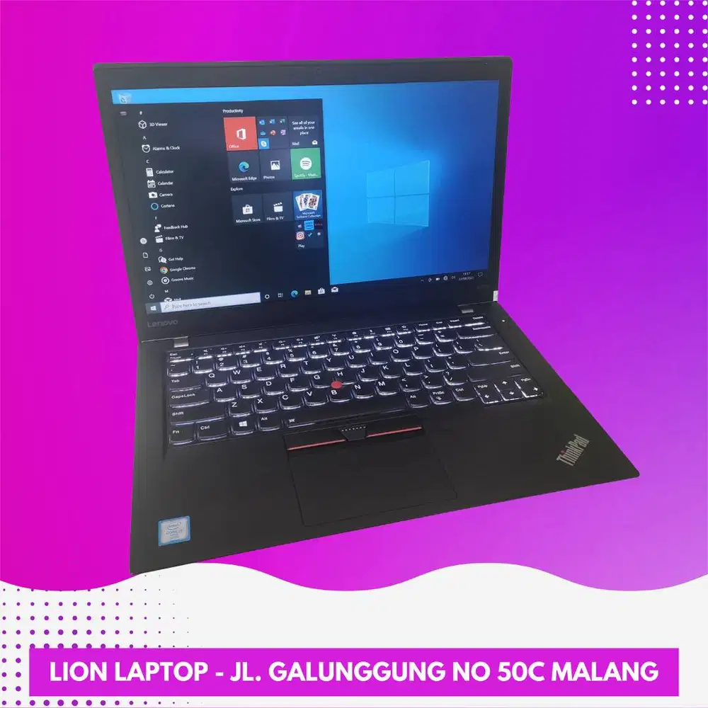 RAM 8GB SSD 256GB Core i5 Touchscreen SLIM Lenovo Thinkpad T470s [09|1