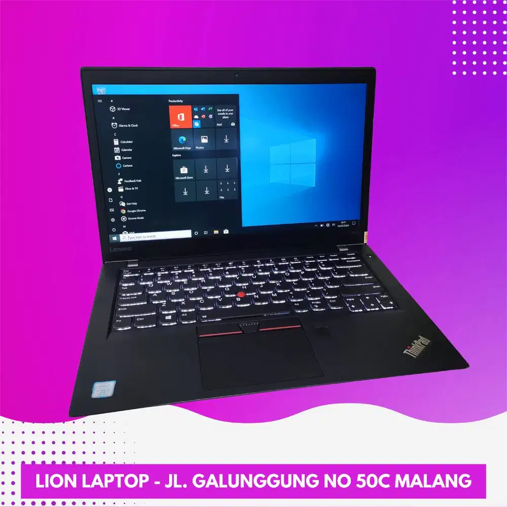 Core i5 Gen 7 RAM 8GB SLIM TOUCHSCREEN Lenovo Thinkpad T470s [09|12]