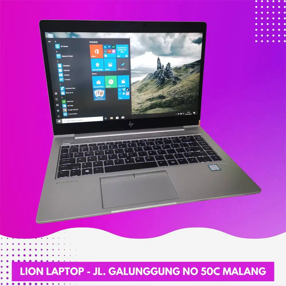 Core i5 Gen 8 RAM 8GB SSD 256GB HP Elitebook 840 G5 [09|12]