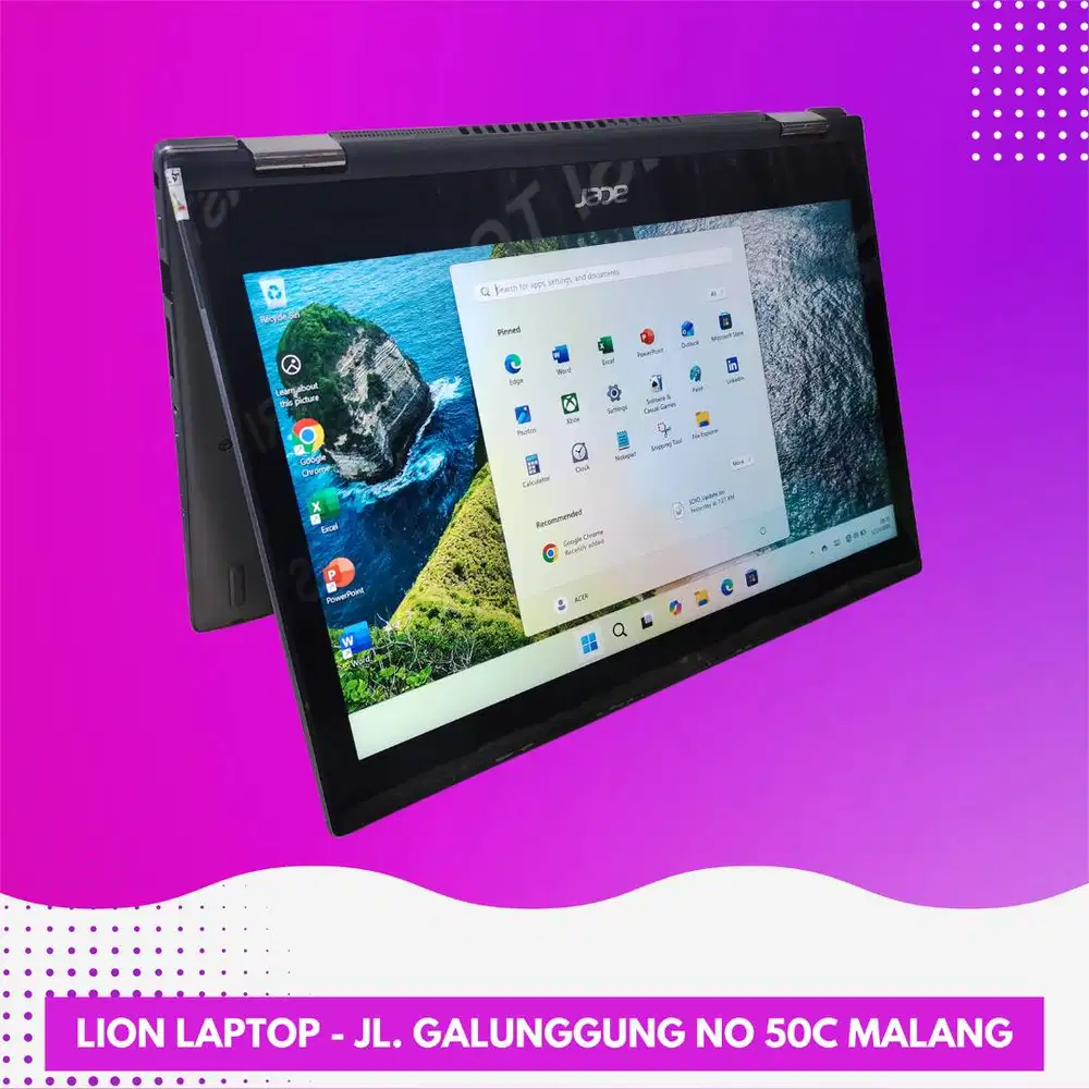 2 in 1 Flip Core i5 Gen 8 8/256 Acer Spin SP513-52N [09|12]