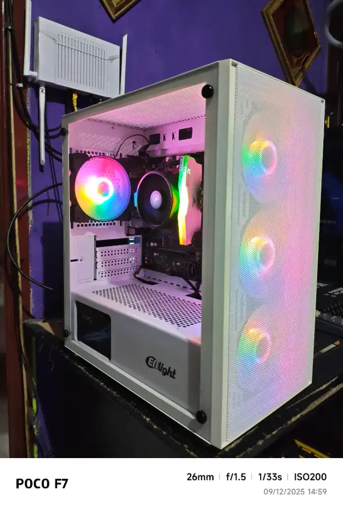 pc gaming ryzen 5 5600g + ram ddr4 16gb