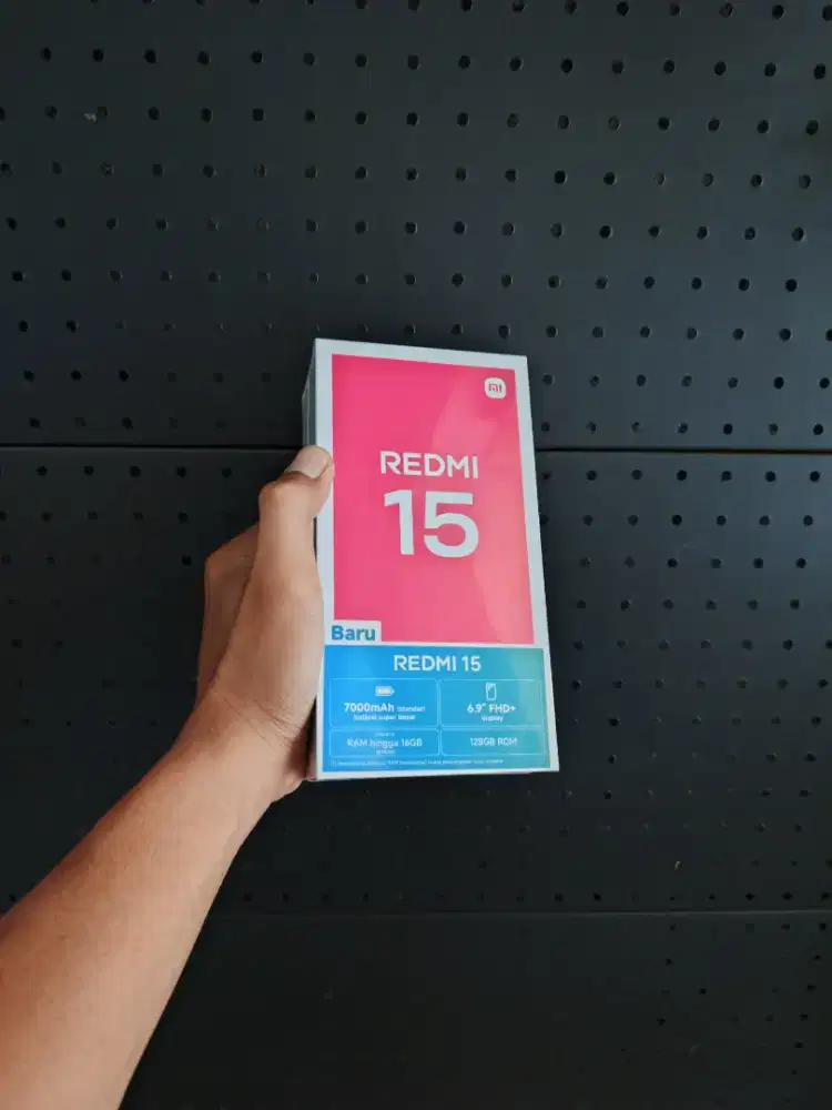 Berminat silahkan WA Xiaomi Redmi 15 NFC 8+8/128 Garansi resmi 15bln
