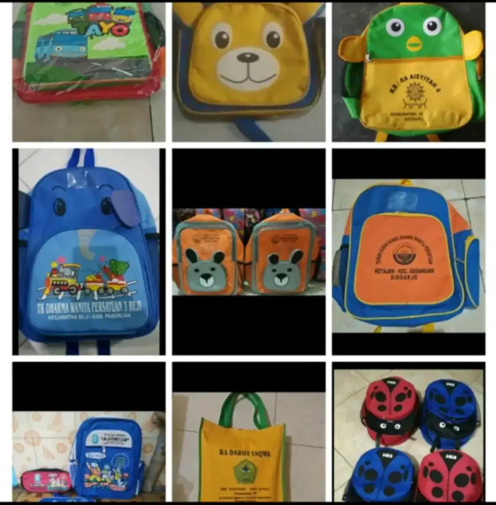 Tas sekolah anak TK/PAUD