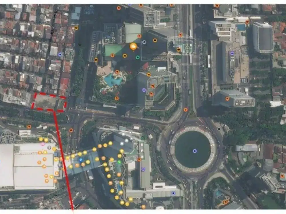 DIJUAL TANAH LUAS DI LOKASI PREMIUM PLAZA INDONESIA AREA TANAH ABANG