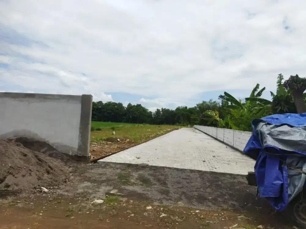 dijual tanah kavling luas 228m2 lokasi gedangan solo baru di jl bima sakti