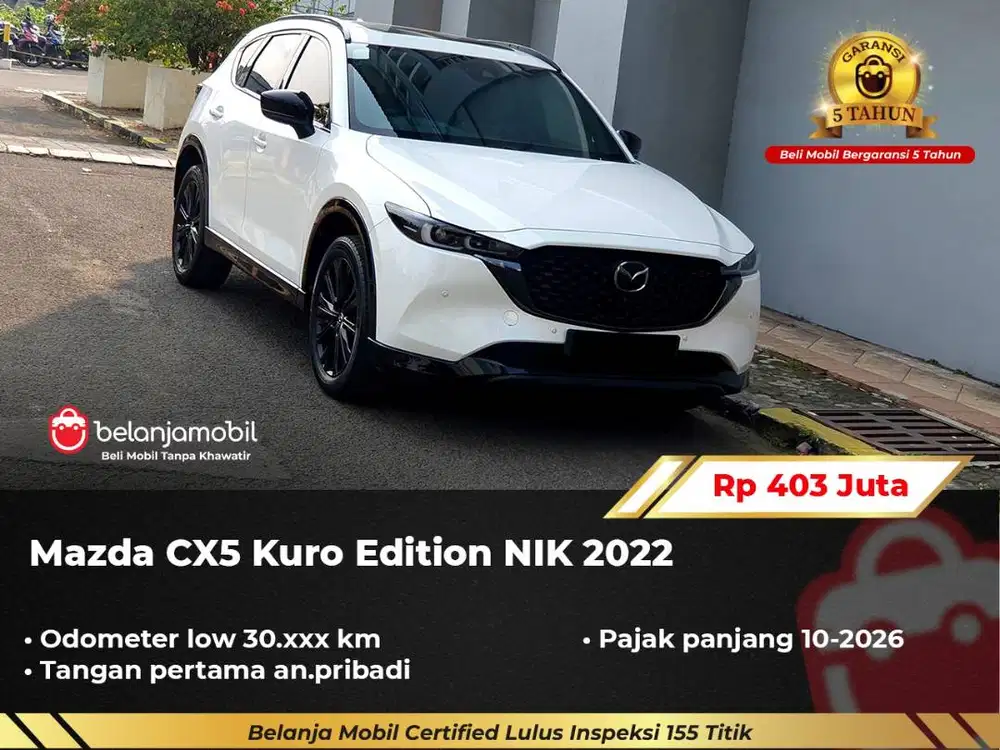[ GARANSI 5TH ] Mazda CX5 CX 5 CX-5 Kuro Edition 2022/2023