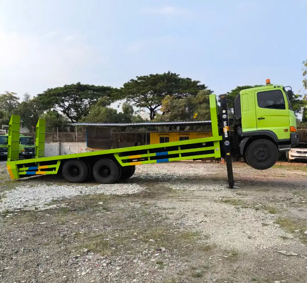 HINO LOHAN FM260JW ASLI LONG SELF LOADER 6X4 TRONTON ISTIMEWA SEKALI