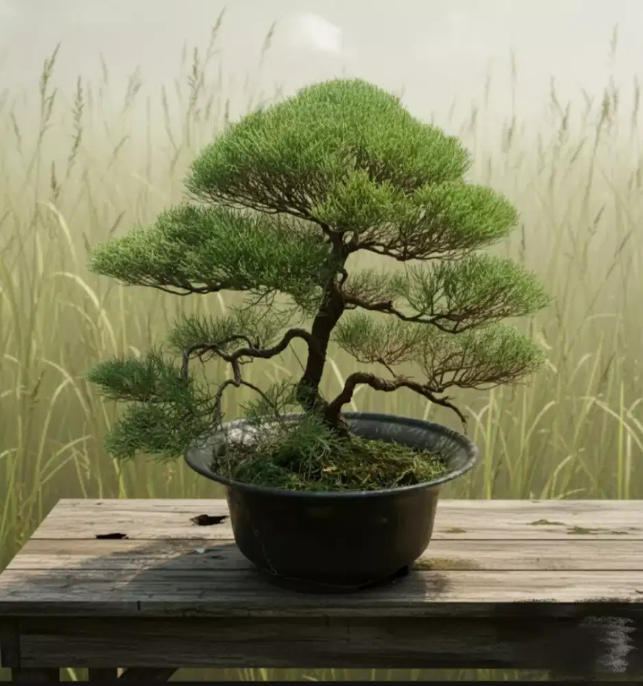 Bonsai Cemara Udang Natural