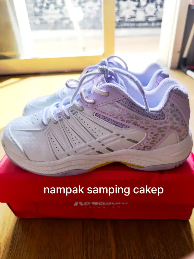 Sepatu Badminton Kawasaki 39-Ungu