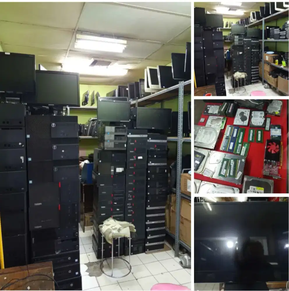 Dibeli komputer laptop ac hp rusak/rosok