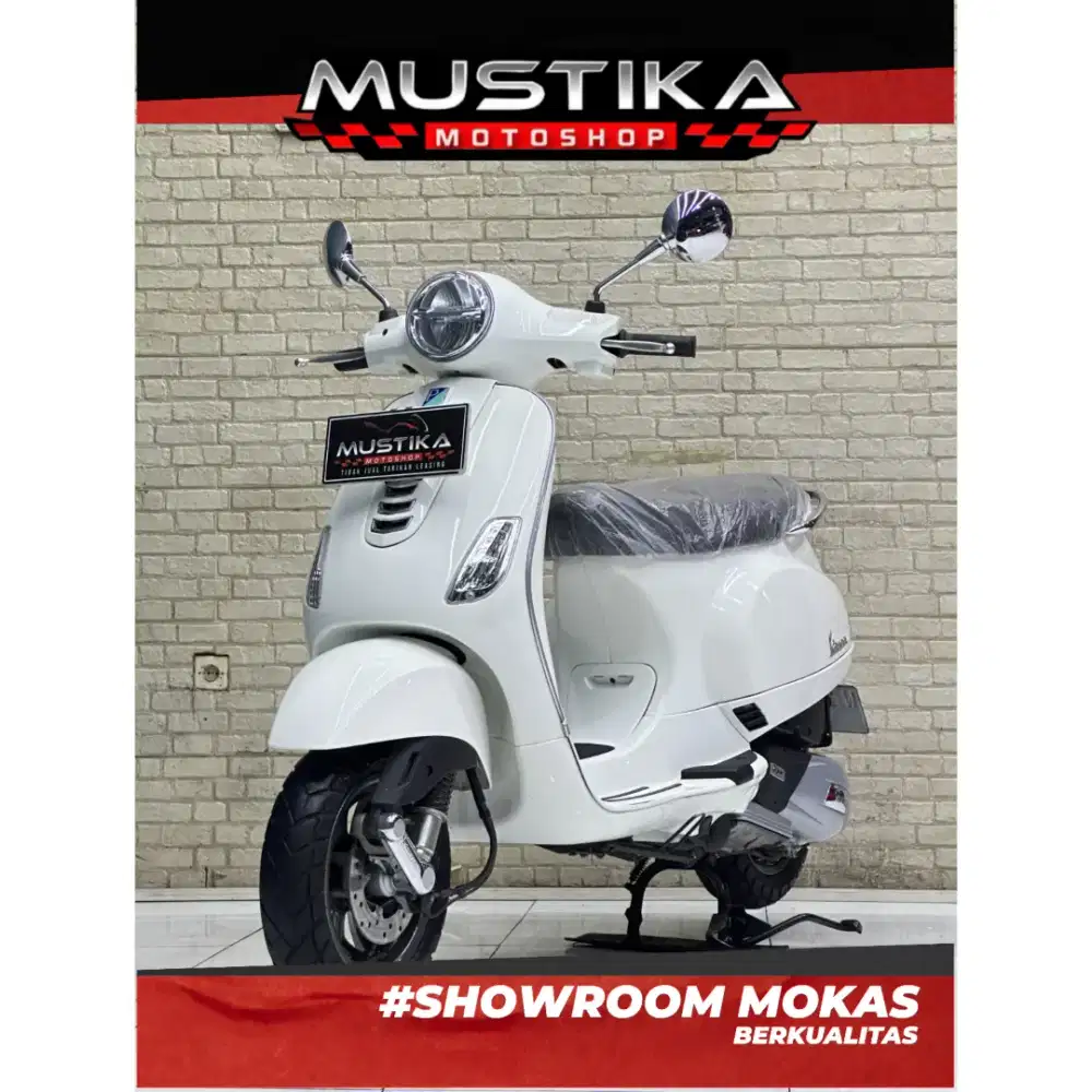 Odo 1rb Istimewa!!Vespa LX 125 Led 2024 White Dp1jt Murah-Mustika