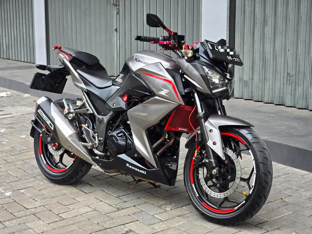 Moge Kawasaki Z250/Ninja 250 th 2017 Grey Modif Siap Gas