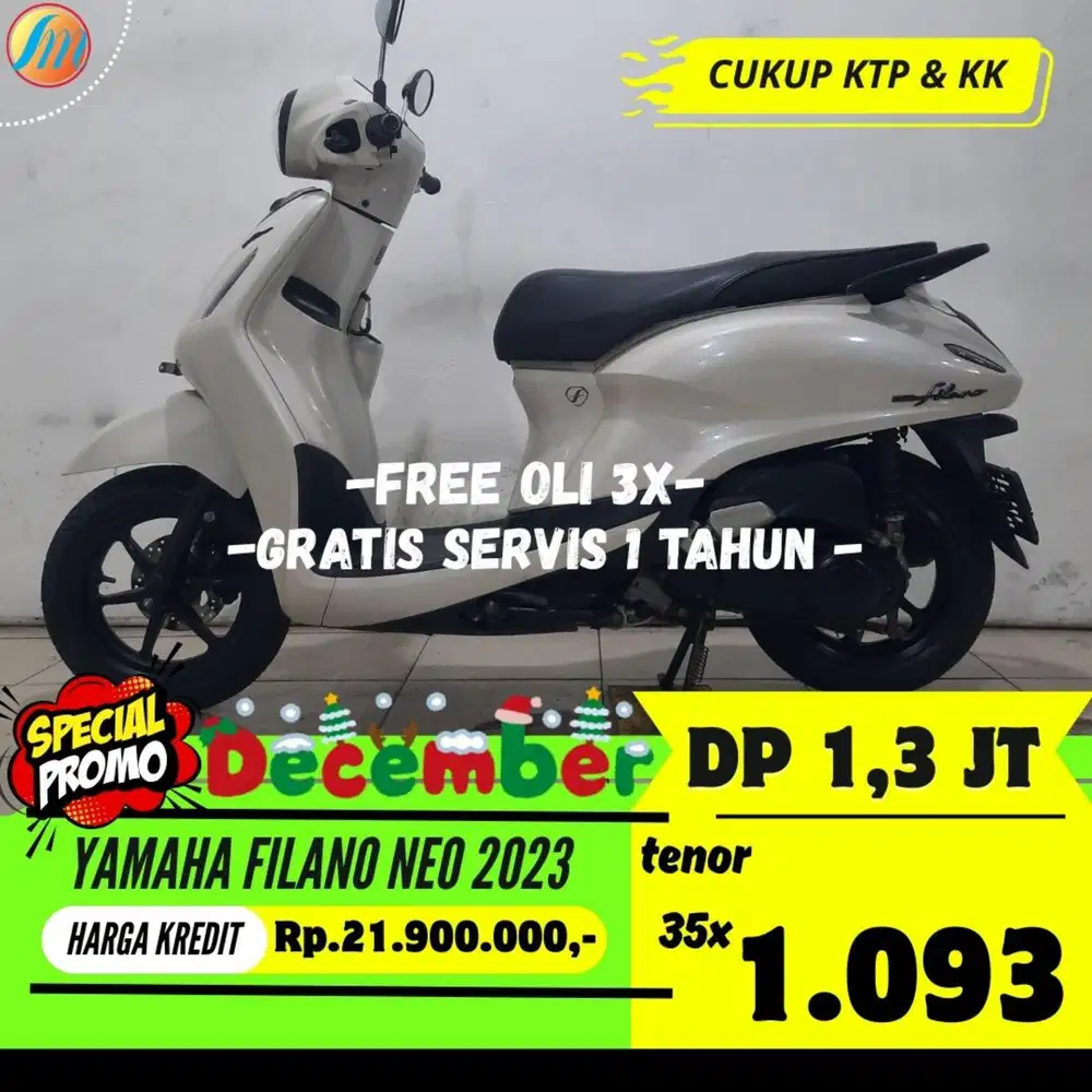 DP CUMA 1,3JUTA YAMAHA FILANO NEO 2023 ANGSURAN RINGAN BERGARANSI
