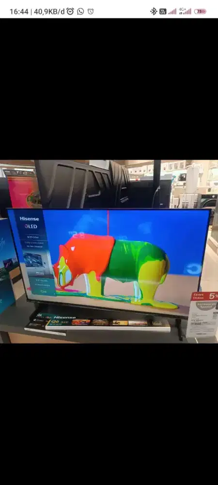 Bunga Cicilan 0% QLED SMART TV  HISENSE 43 INCH