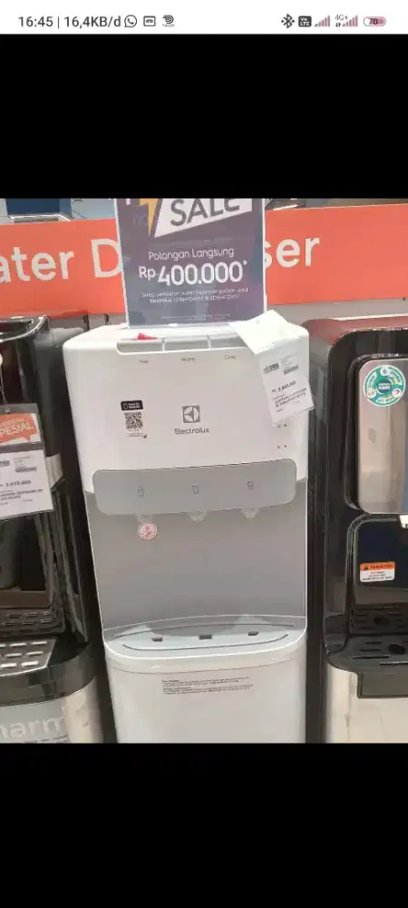 Bunga Cicilan 0% DISPENSER ELECTROLUX