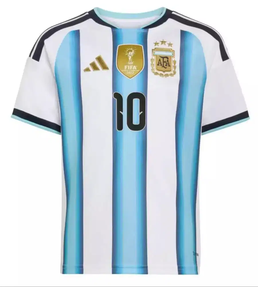 Baju Pakaian Jersey Adidas Argentina Messi Original