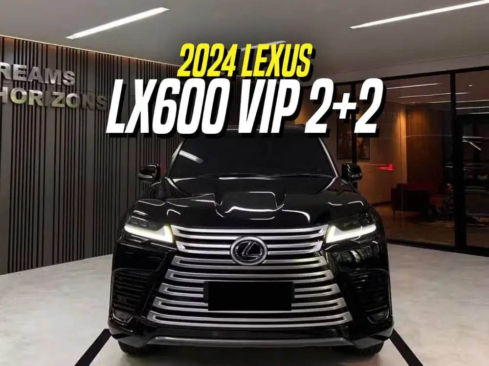 Lexus LX600 VIP 2024 NIK 2023 4-Seater Black Hitam LX 600 4Seater