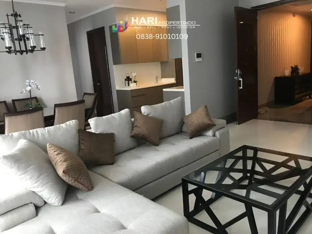 FOR RENT Apartment District 8 Senopati Sudirman SCBD Ashta Mall 3BR - Furnished Close to MRT Busway Grand Lucky