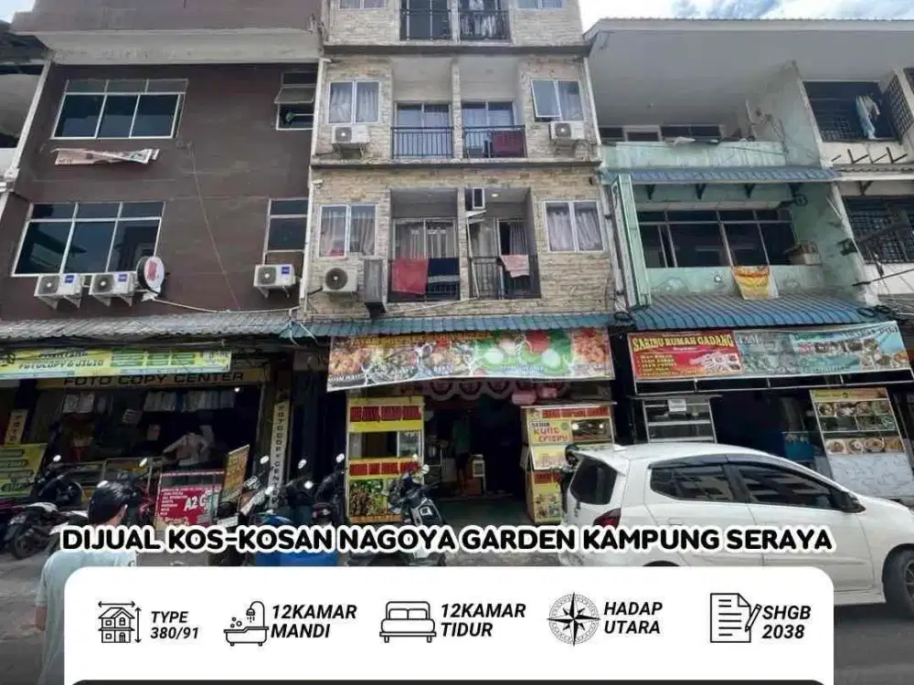 Dijual Ruko Kos Nagoya Garden Kampung Seraya Batam