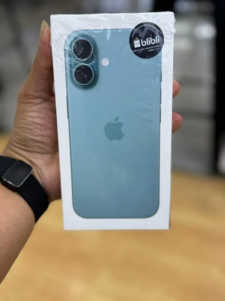 Iphone 16 128GB Teal new garansi resmi segel box garansi 1 tahun
