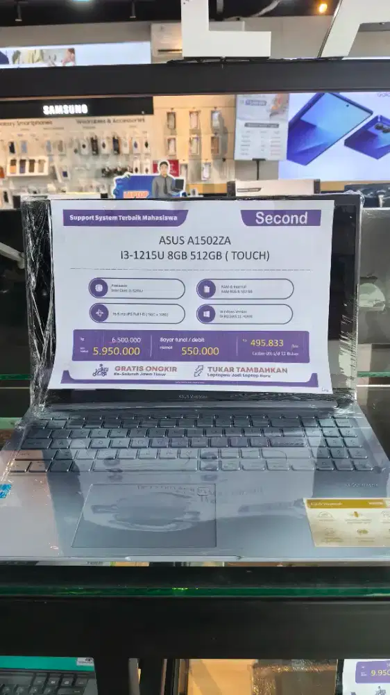 Laptop Asus A1502ZA-i3 1215U 8GB 512GB Touch
