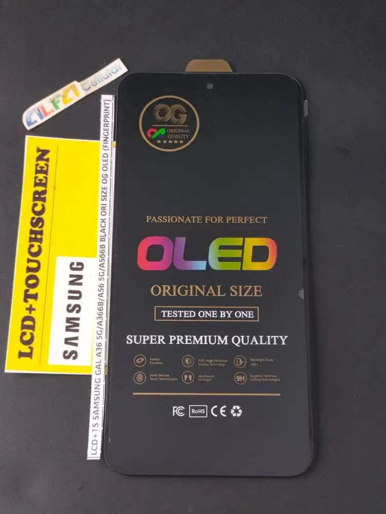 LCD SAMSUNG A36 5G A366B A56 5G A566B FULLSET BLACK ORI OLED