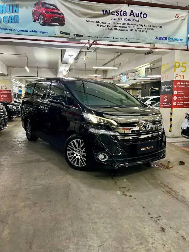 KM 49rb Toyota Vellfire G ATPM 2018 nik 2017
