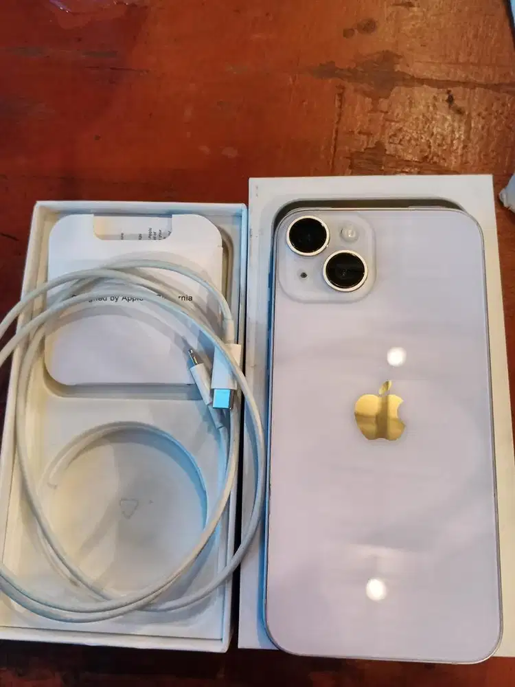 Iphone 14 ungu 128 Inter Fullsett like new