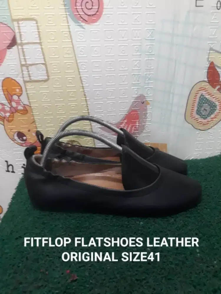 FITFLOP FLATSHOES LEATHER ORIGINAL SIZE41 JOSS90% asli bukan lokal/kw