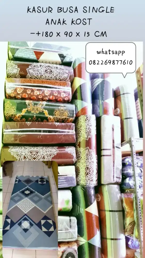 kasur busa biasa