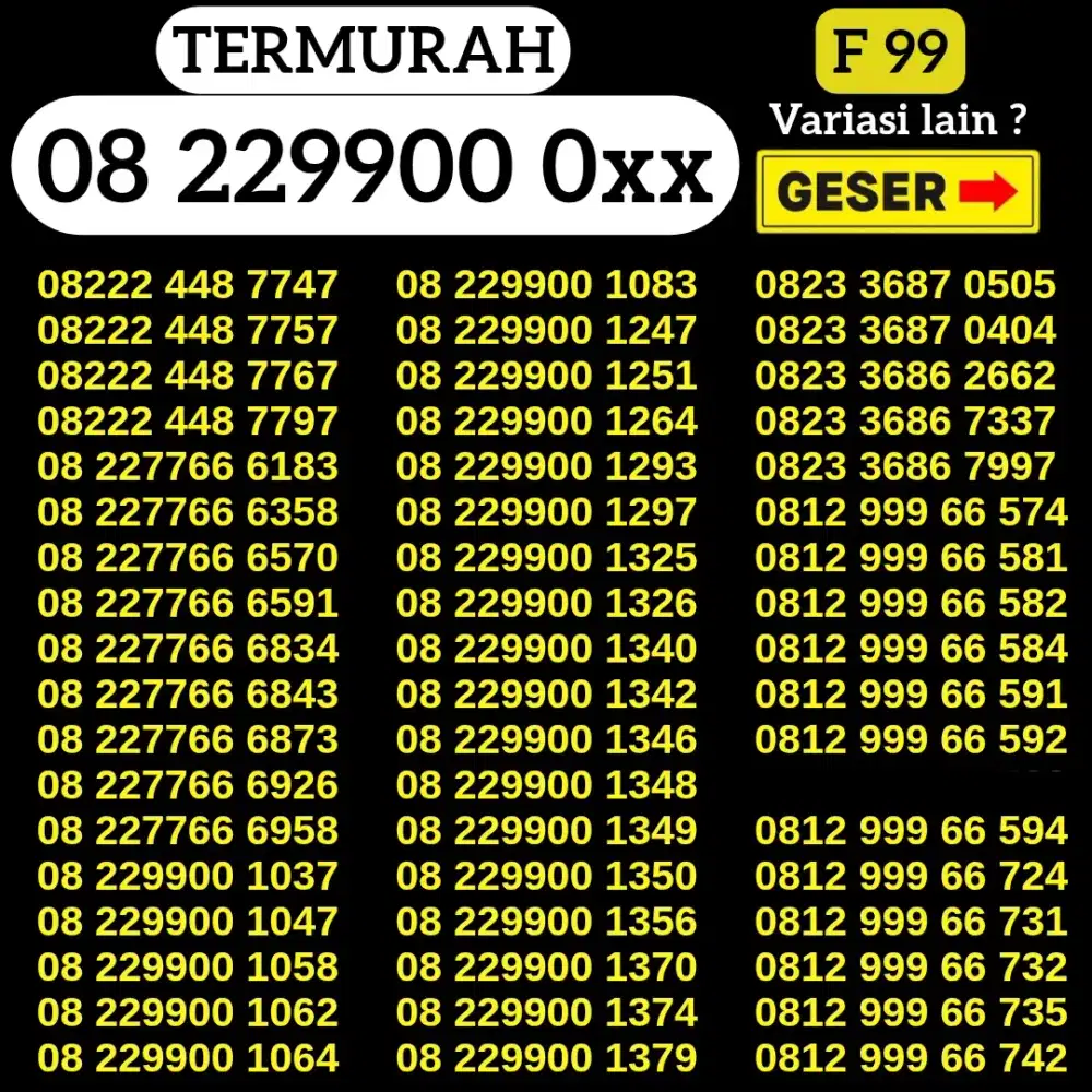 Nomor Cantik Simpati Telkomsel Kartu Perdana Nocan Nomer simpati 888