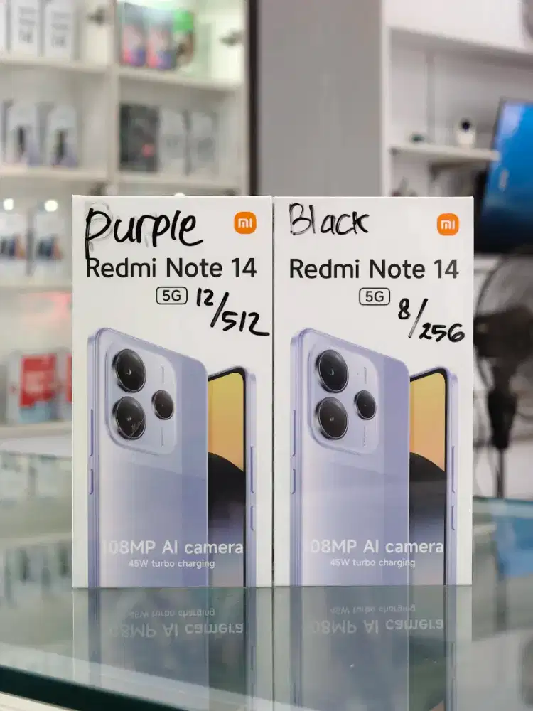 Xiaomi Redmi Note 14 5G 12/512GB (new) *Bisa cod, Fastrespon Wa