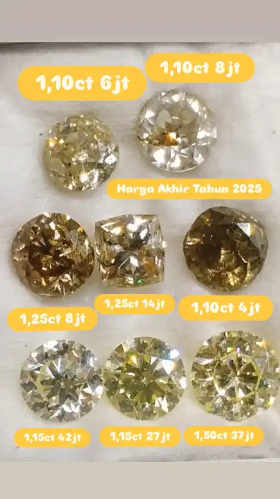 Berlian Banjar Semua Harga tercantum