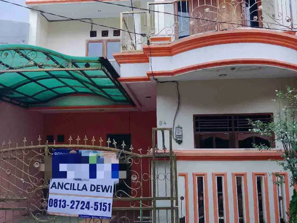 Disewakan Rumah' Tingkat Siap Huni LT 77 harga 33