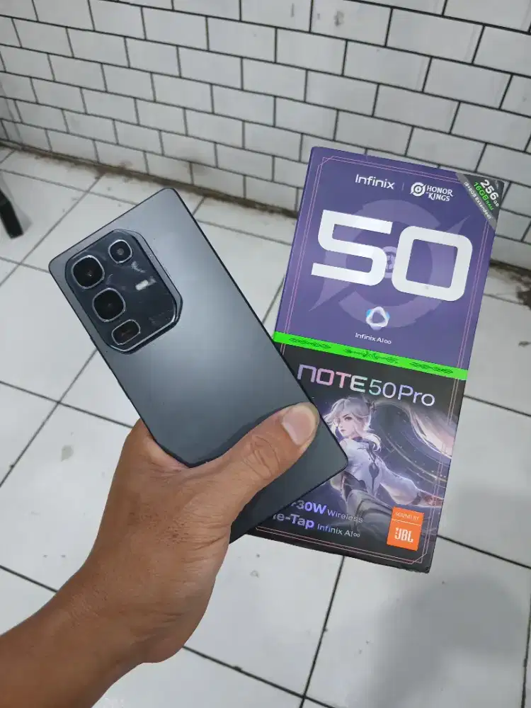 Infinix note 50 pro 8/256 lengkap full original
