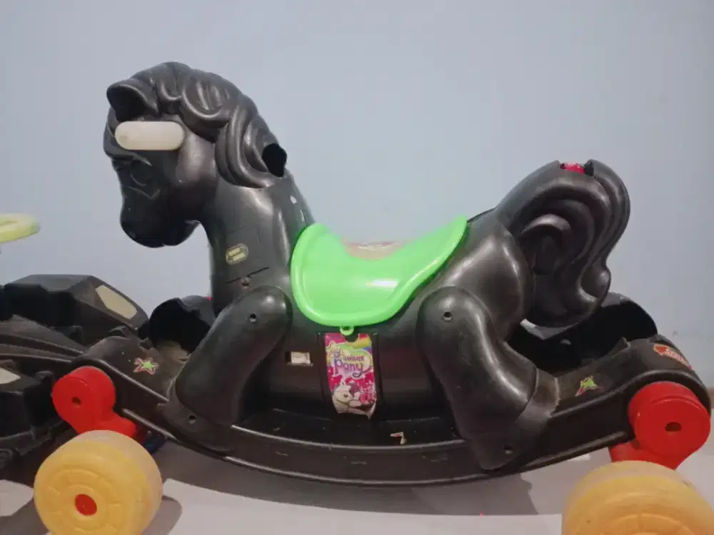 Mainan Anak Edukatif Kuda-Kudaan Roda dan Mobilan