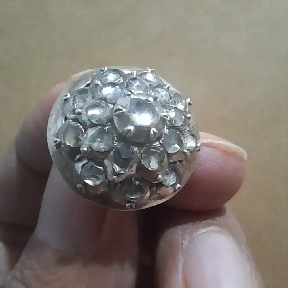 Intan anting perak silver vintage