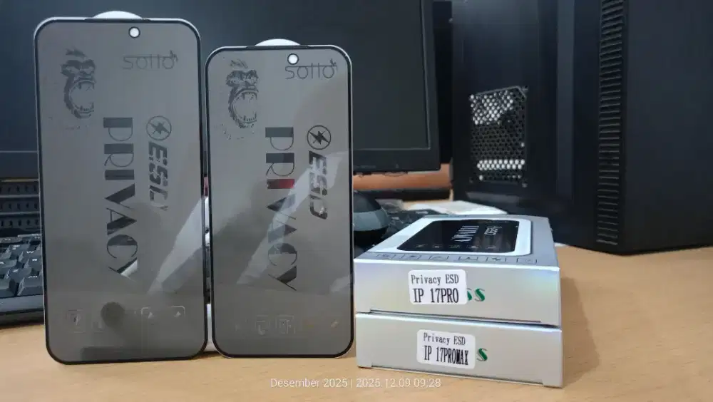 Jual tempered glass iPhone 17 pro / 17 PROMAX