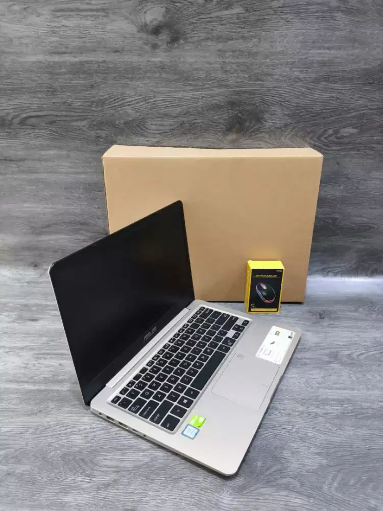 Laptop Gaming Asus A411U i5 Gen8 Dual VGA Ram 16GB Bonus Mouse Baru Si