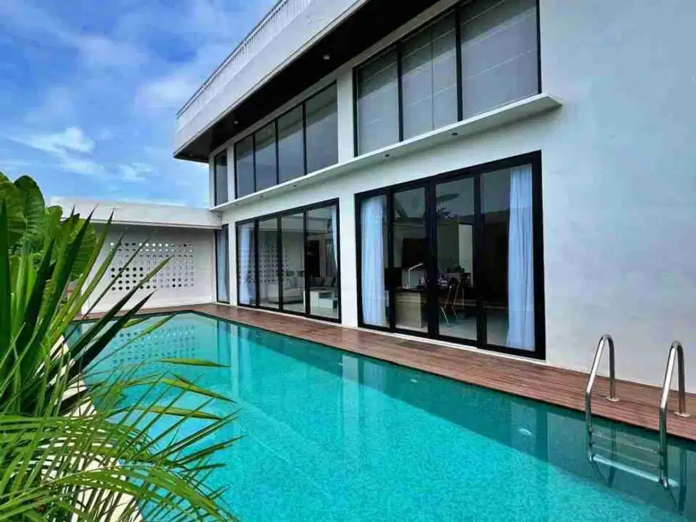 dijua villa baru lantai 2 view sawah bumbak umalas