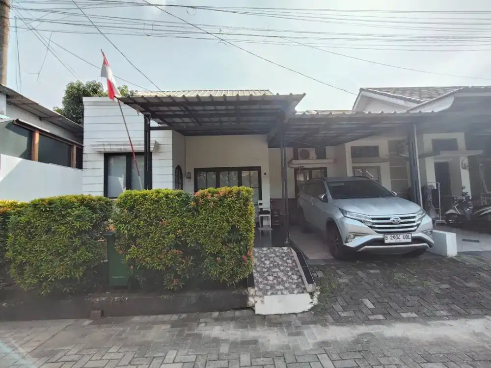 S880.Rumah Cluster Second Terawat, Tanah Luas, Bangunan Lega, Harga Ekonomis